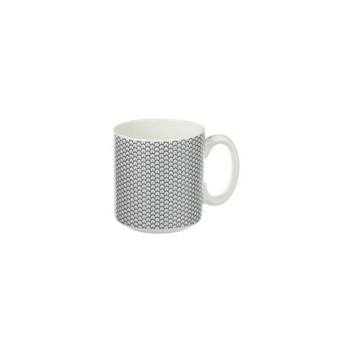 Lot de 4 Mugs & Rack "Japan" 26cl Blanc - Image 5