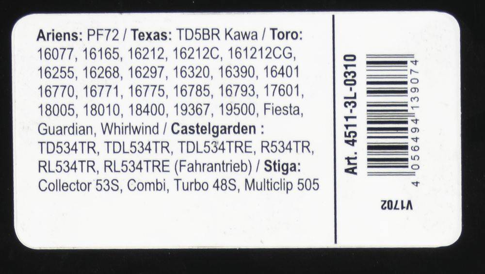 Arnold - Courroie trapézoïdale X-Grip de type 3L-0310 Arnold - Imagen 3