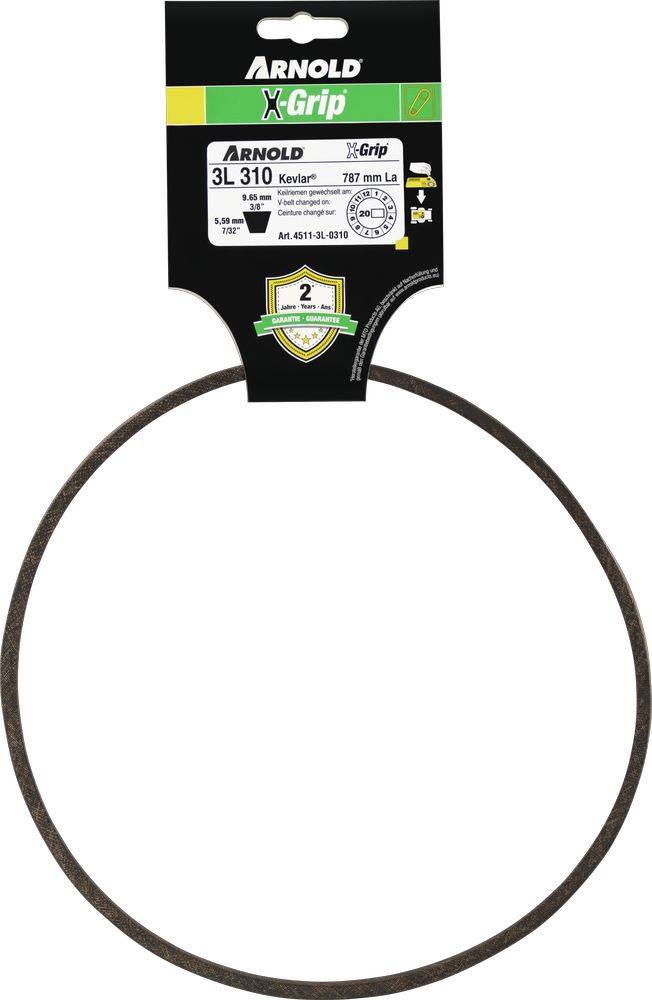 Arnold - Courroie trapézoïdale X-Grip de type 3L-0310 Arnold - Imagen 1