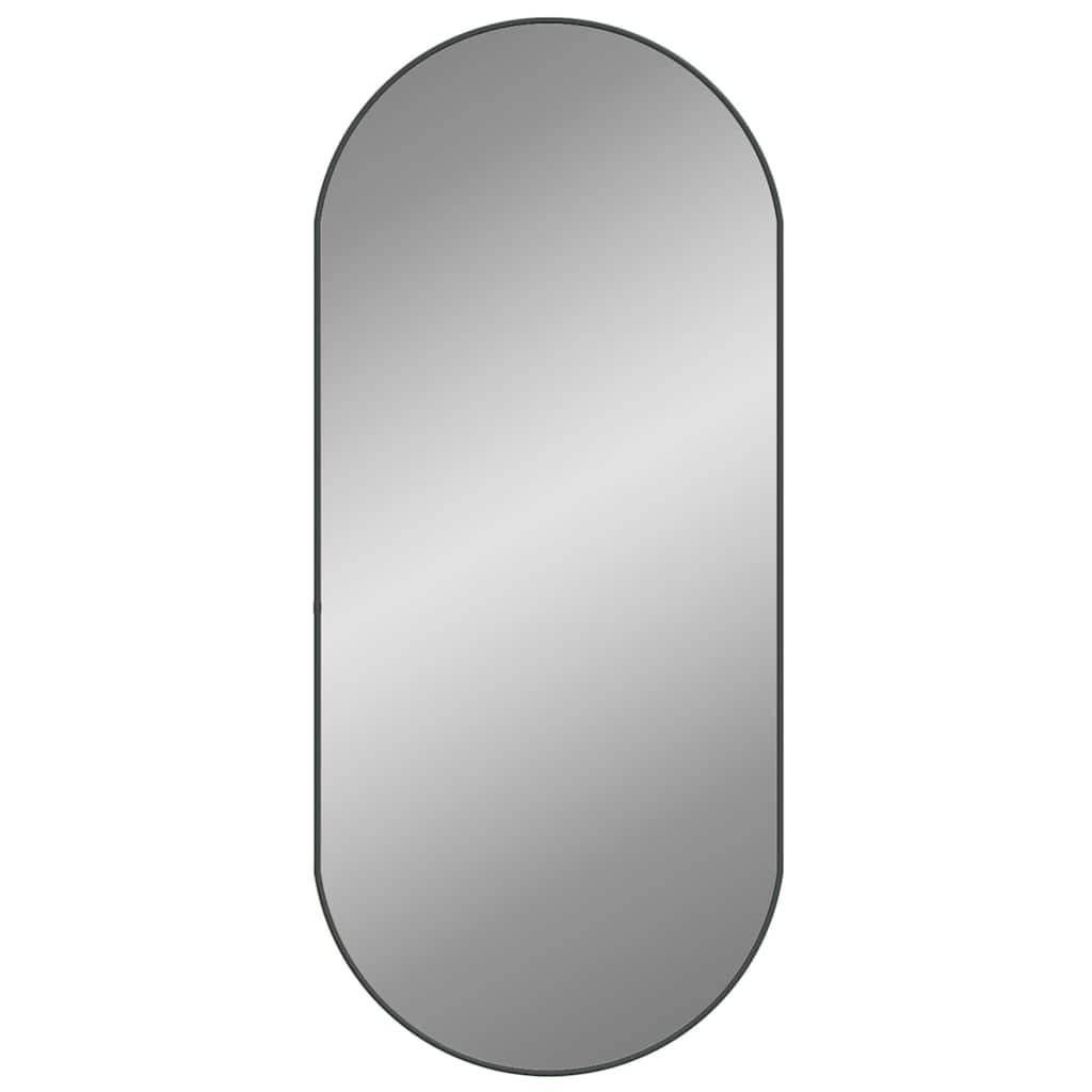 Maison Chic - Miroir mural - Miroir décoratif Noir 100x45 cm Ovale - Image 1
