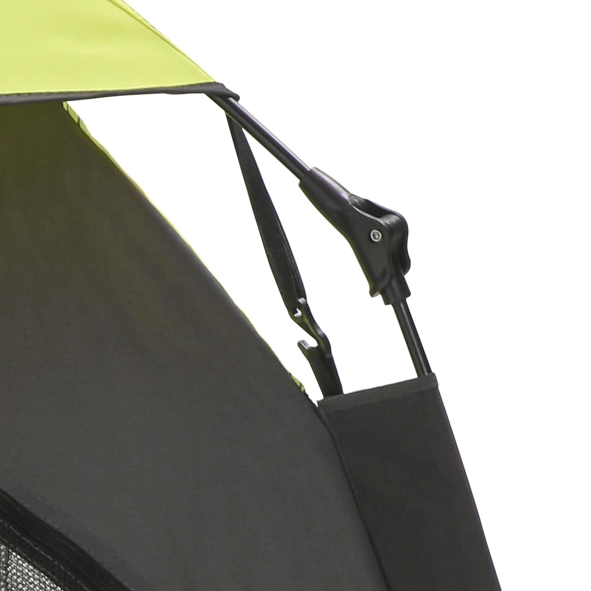 Tente Chien Chat Polyester Jardin Camping Pop-Up Protection Solaire 120cm Vert - ComfortXL Pet Living - Image 7