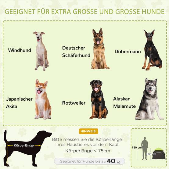 Tente Chien Chat Polyester Jardin Camping Pop-Up Protection Solaire 120cm Vert - ComfortXL Pet Living - Image 5