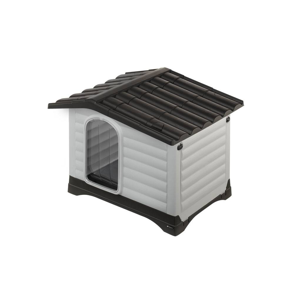 Ferplast - Ferplast Porte pour niche chiens modèle DOGVILLA 70, porte pour niches d'extérieur, habitat pour chiens, PVC transparent anti-pluie, vent, froid, 19,5 - Image 2