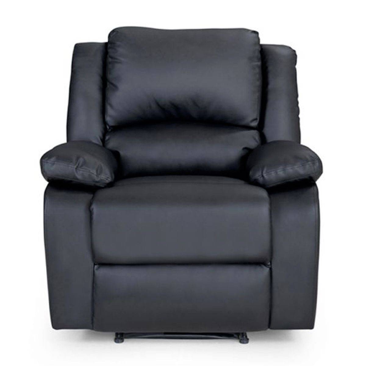 Fauteuil de Relaxation "Polo" 96cm Noir - Image 4