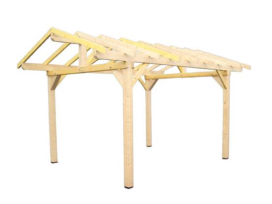 Habrita - Carport avec préparation pour couverture tuile Habrita - Image 1