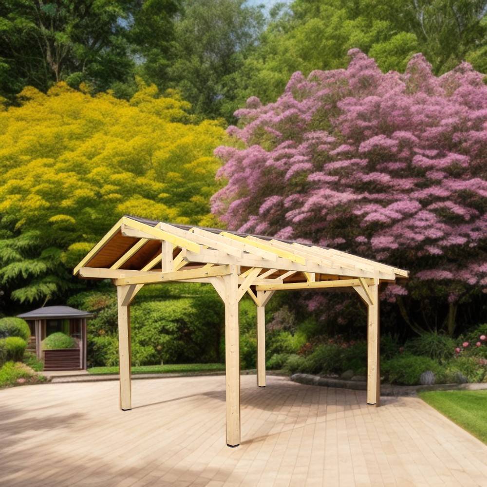 Habrita - Carport avec préparation pour couverture tuile Habrita - Imagen 2