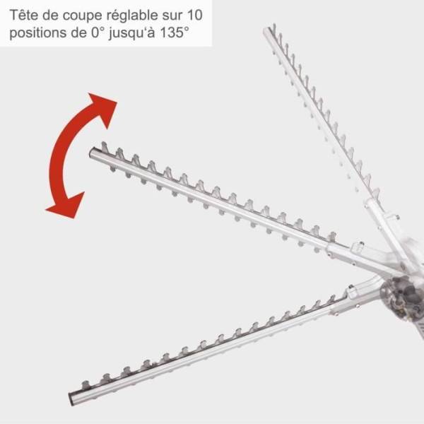 Scheppach - Taille-haie électrique télescopique - Scheppach - ETHT1000 - Image 2