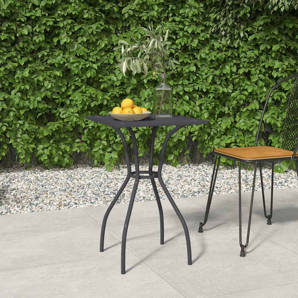 PANGIVO - Table de Jardin Anthracite 50 x 50 x 72 cm Treillis d'Acier - PANGIVO - Image 1