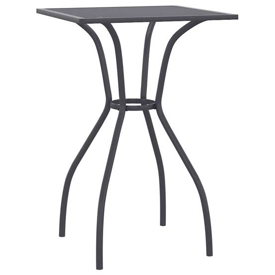 PANGIVO - Table de Jardin Anthracite 50 x 50 x 72 cm Treillis d'Acier - PANGIVO - Image 2