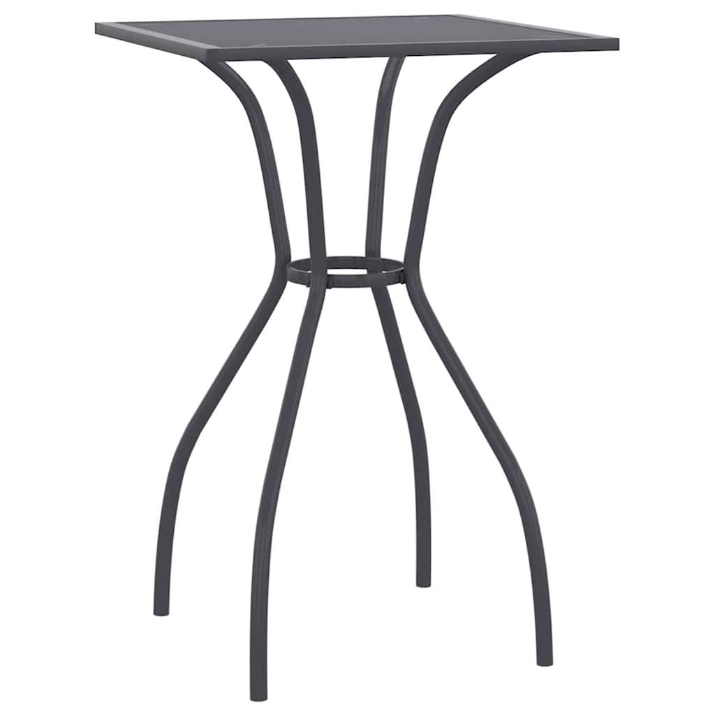 PANGIVO - Table de Jardin Anthracite 50 x 50 x 72 cm Treillis d'Acier - PANGIVO - Image 2