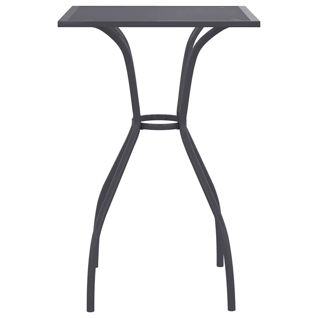 PANGIVO - Table de Jardin Anthracite 50 x 50 x 72 cm Treillis d'Acier - PANGIVO - Image 3
