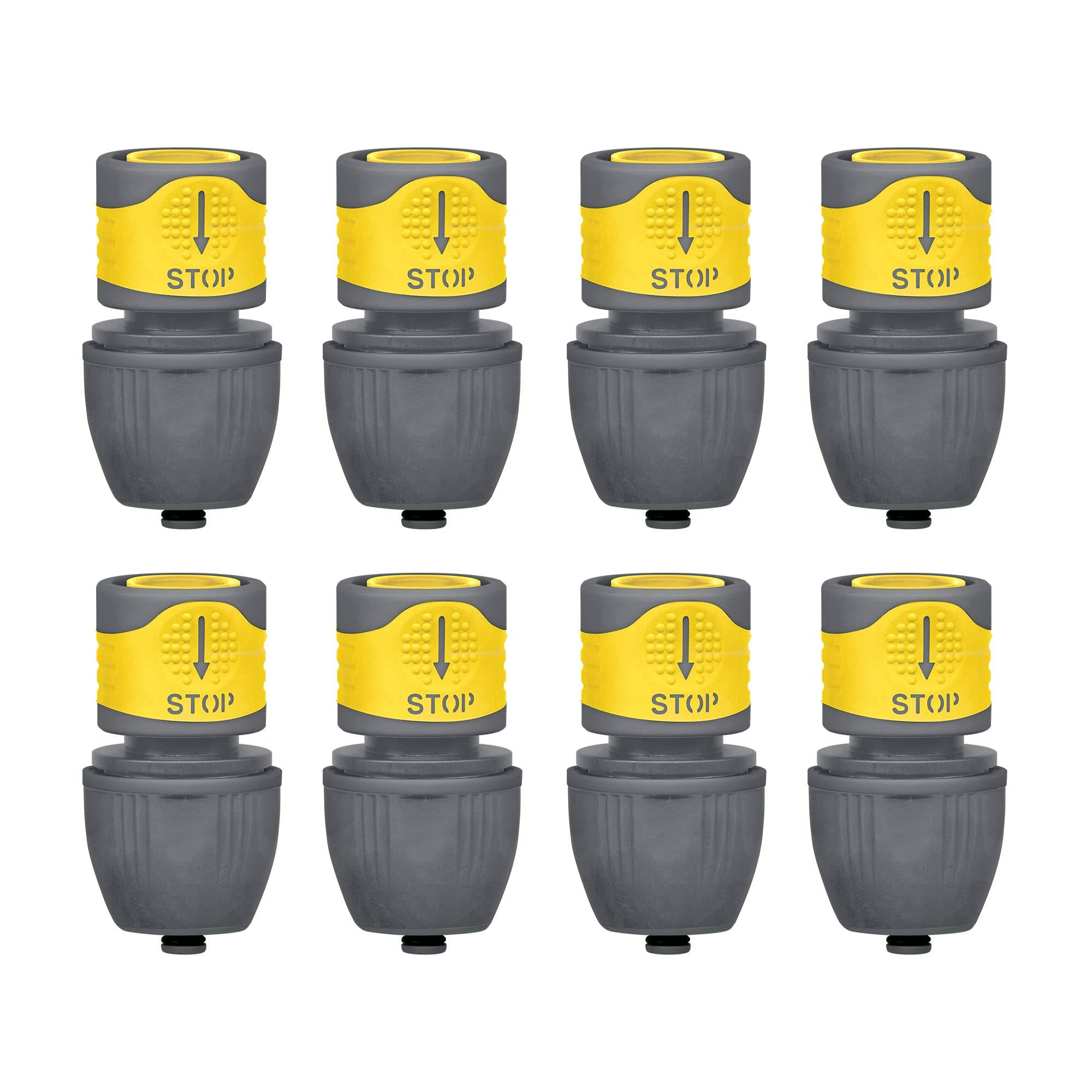 Jardibric - Lots de 8 Raccord D'arrosage Jardibric Raccord Rapide Universel Stop