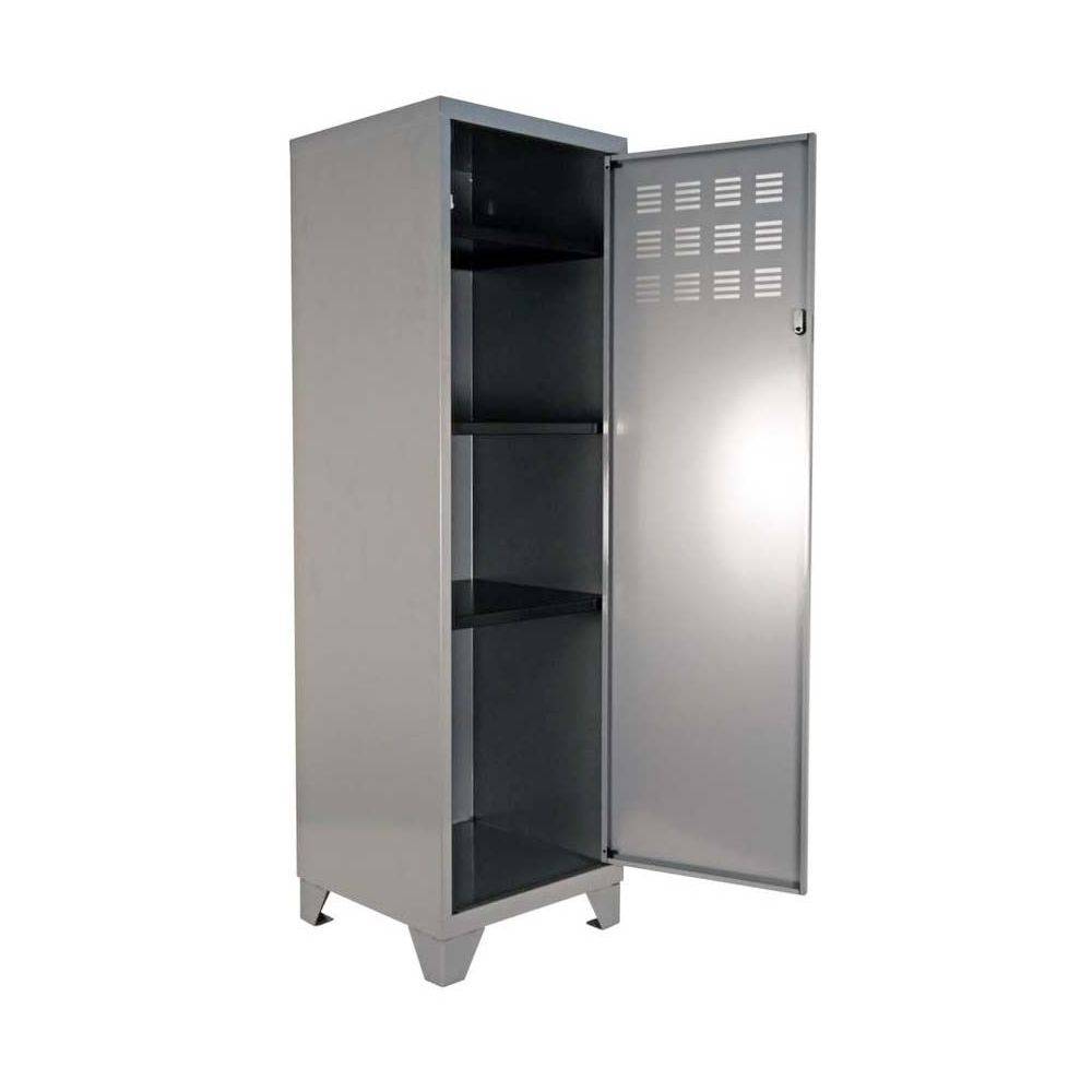 Pierre Henry - Armoire de rangement métal 1 porte Aluminium - Imagen 3