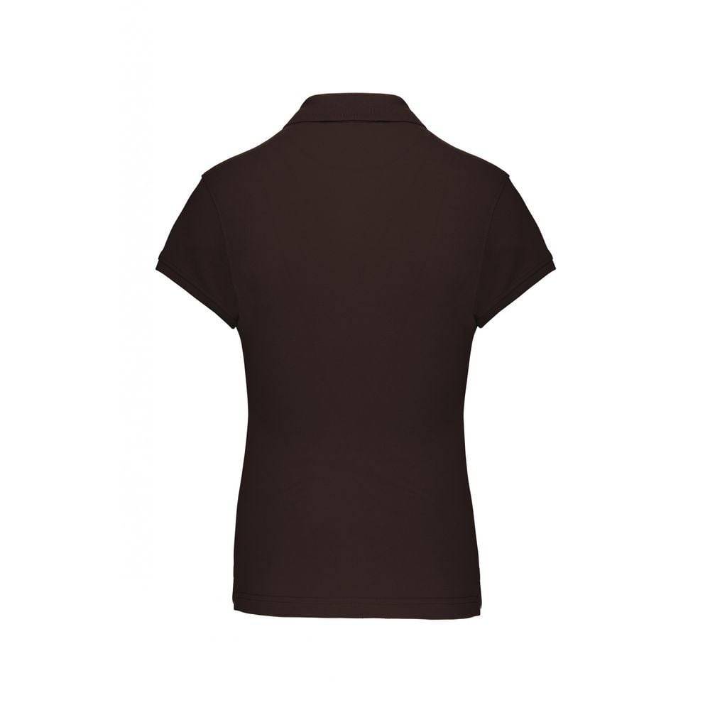 Polo de travail femme Kariban 100% coton Chocolat L - Image 2