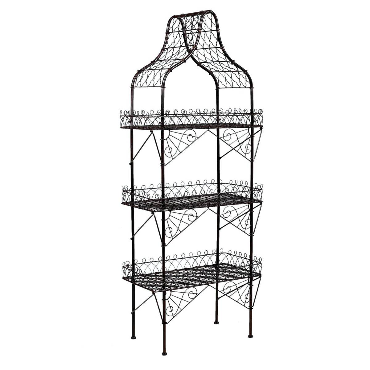 Aubry Gaspard - Etagère en métal vieilli