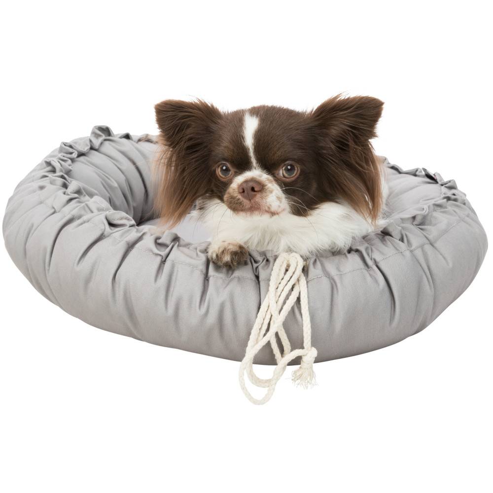Lit & coussin Felia taupe ø 50 cm pour petit chien - Imagen 1