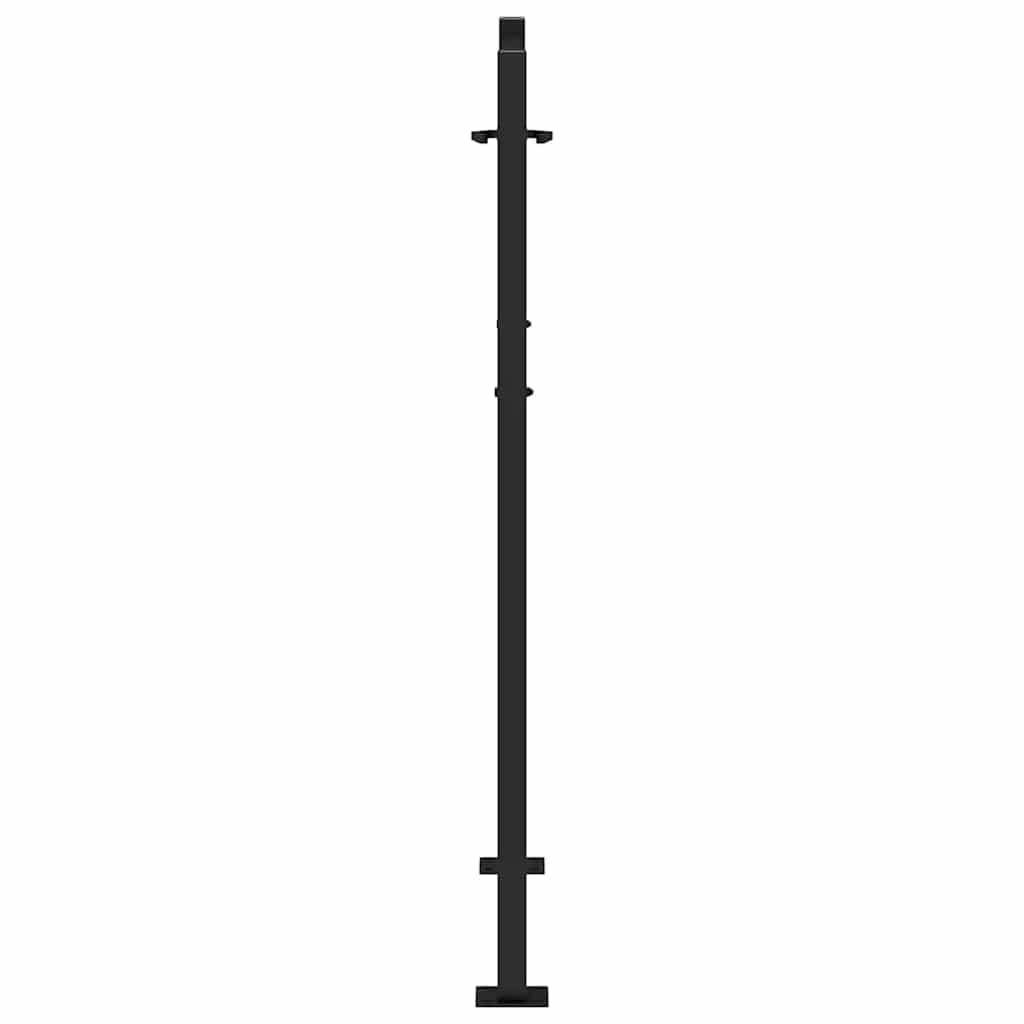 ComfortXL - Portillon d'Extérieur Acier Design Flamme Verrouillable pour Clôture Noir 105x130 cm – ComfortXL Outdoor Living - Image 5