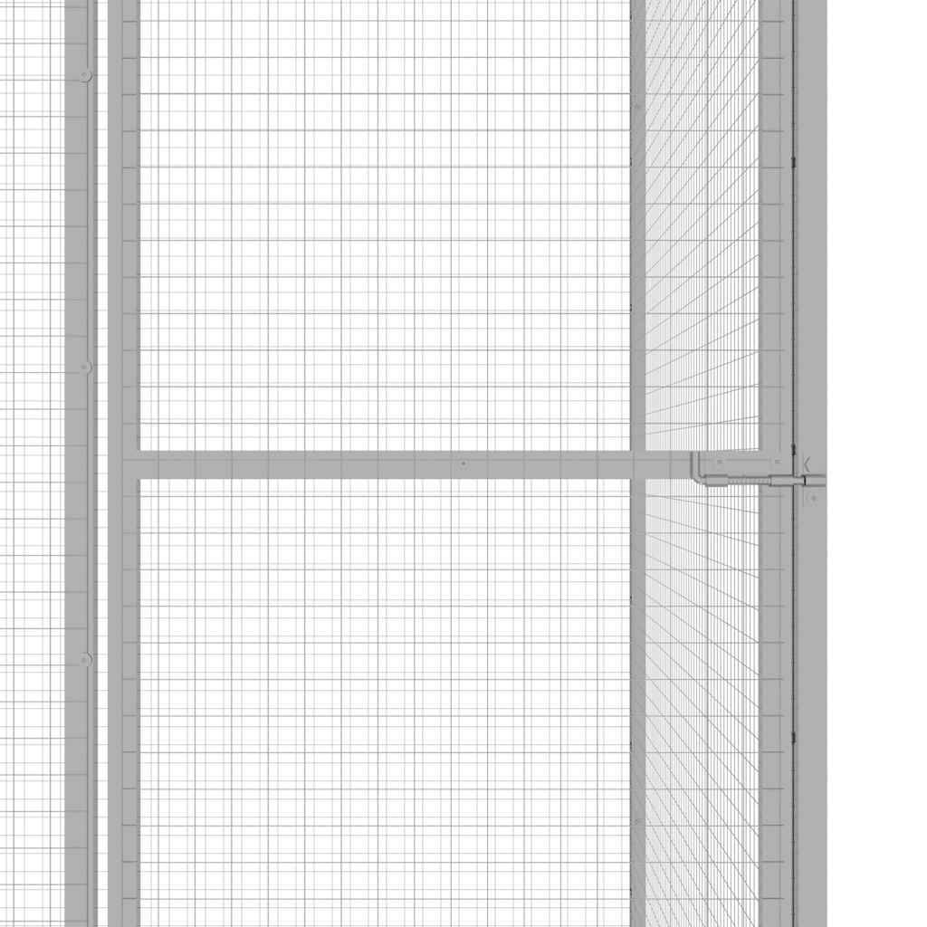 Vidaxl - Cage pour chat 3x1,5x2,5 m Acier galvanisé vidaXL 146360 - Image 5