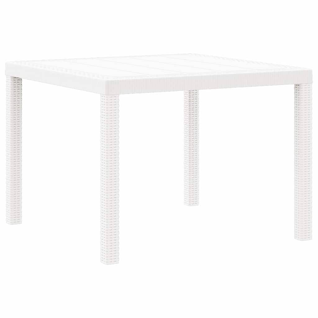 Vidaxl - Ensemble de salle à manger pour jardin 3 pcs-Salons de jardin Blanc Polypropylène 828984 - Image 4