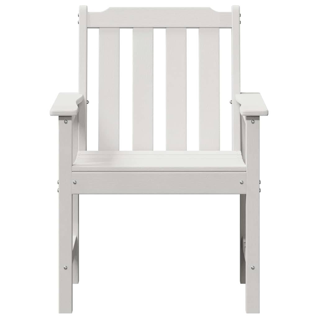 Lot de 2 Chaises de jardin - Fauteuils De Jardin Blanc 65,5 x 59 x 88cm Plastique - Image 5