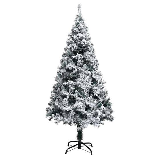ComfortXL - Sapin de Noël artificiel élancé LED PVC pour salon et fêtes Vert 150 cm – ComfortXL Outdoor Living - Image 5