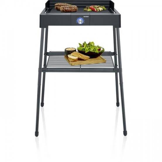 Severin - Barbecue Electrique - Grillade électrique SEVERIN - PG8568 - Surface de cuisson 44,5x26cm - Hauteur 85cm - 2200W - Image 2