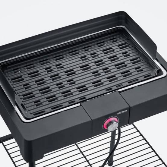 Severin - Barbecue Electrique - Grillade électrique SEVERIN - PG8568 - Surface de cuisson 44,5x26cm - Hauteur 85cm - 2200W - Image 1