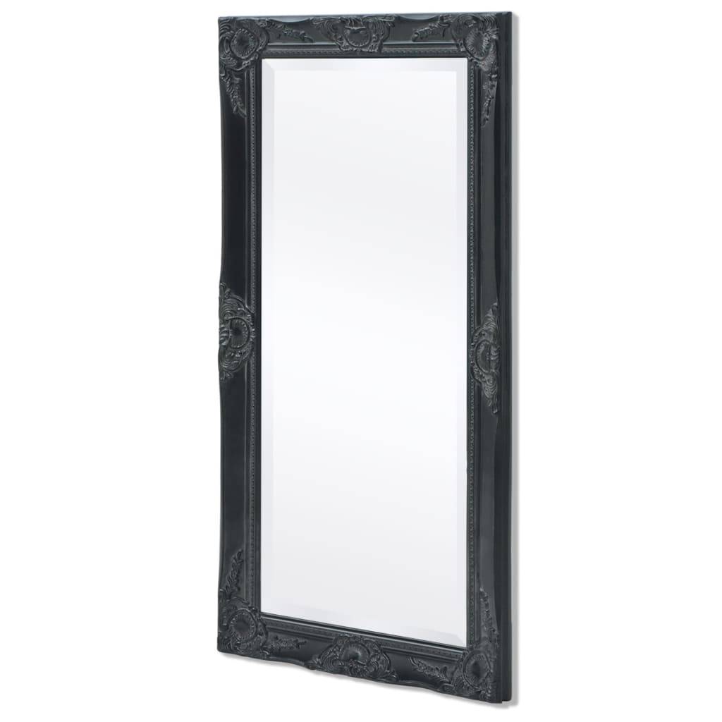 Maison Chic - Miroir mural - Miroir décoratif style baroque 100x50 cm noir - Image 4