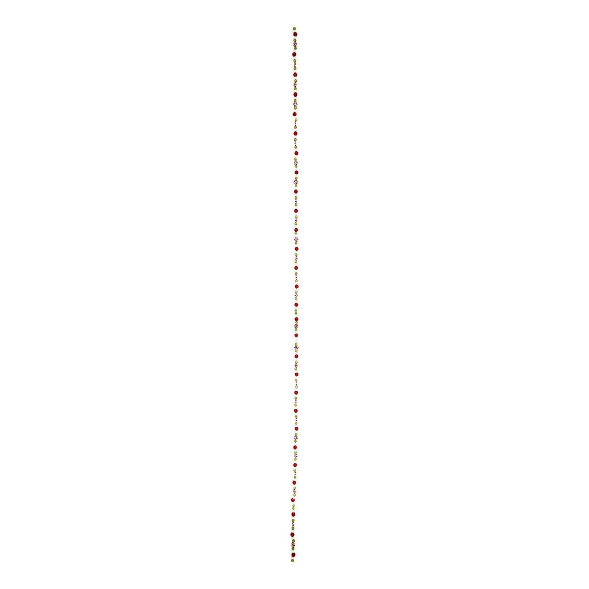 Atmosphera - Guirlande de Noël motif bonbons rouge, vert et blanc 240 cm - Atmosphera Créateur d'intérieur - Image 3