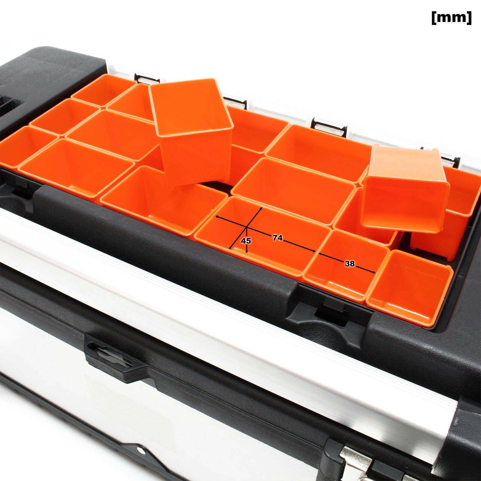 Helloshop26 - Boite caisse à outils 59 cm porte-outils mallette acier affiné avec poignée - Imagen 3