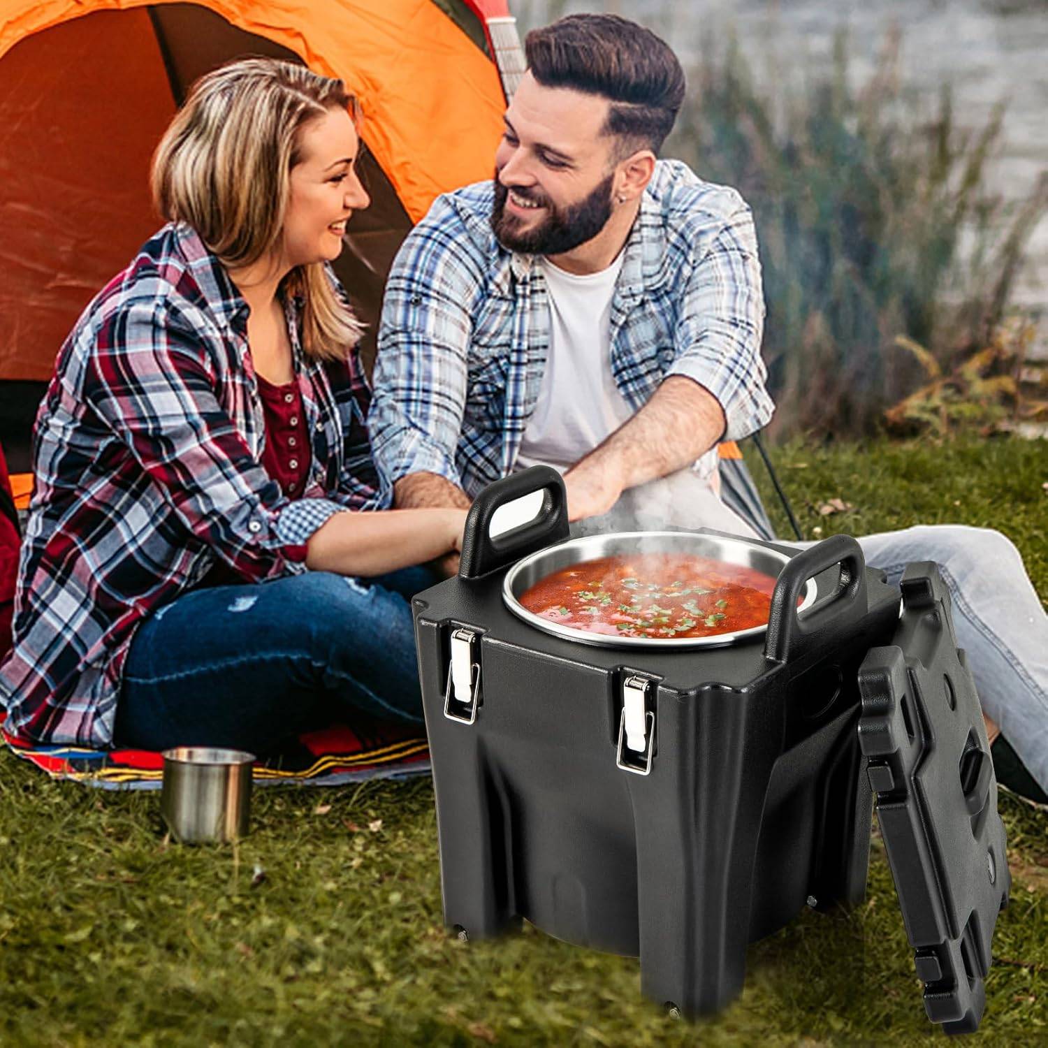 Récipient Maintien Au Chaud 20L Ou 40L En Acier Inoxydable - Seau Isotherme Distributeur Boissons Chaudes Et Froides Avec Couvercle