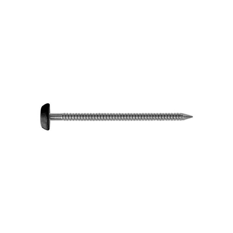 Norfix - Pointe Plastop Tête Ronde inox A4 NORFIX annelée Gris Anthracite - taille 50 mm x 2.5 - NORFIX - Imagen 1
