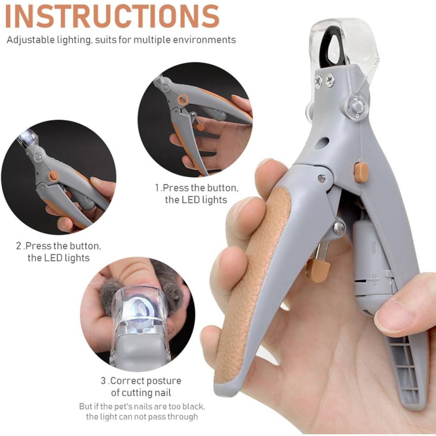 Coupe-Ongles LED pour Chats/Chiens - Sécurité et Précision DtopbuyAge - Image 4