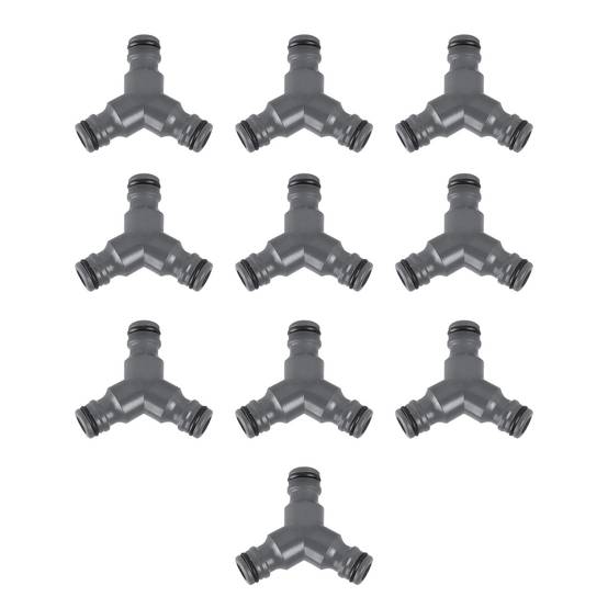 Jardibric - Lots de 10 Raccord D'arrosage Jardibric Connecteur Triple Rapide