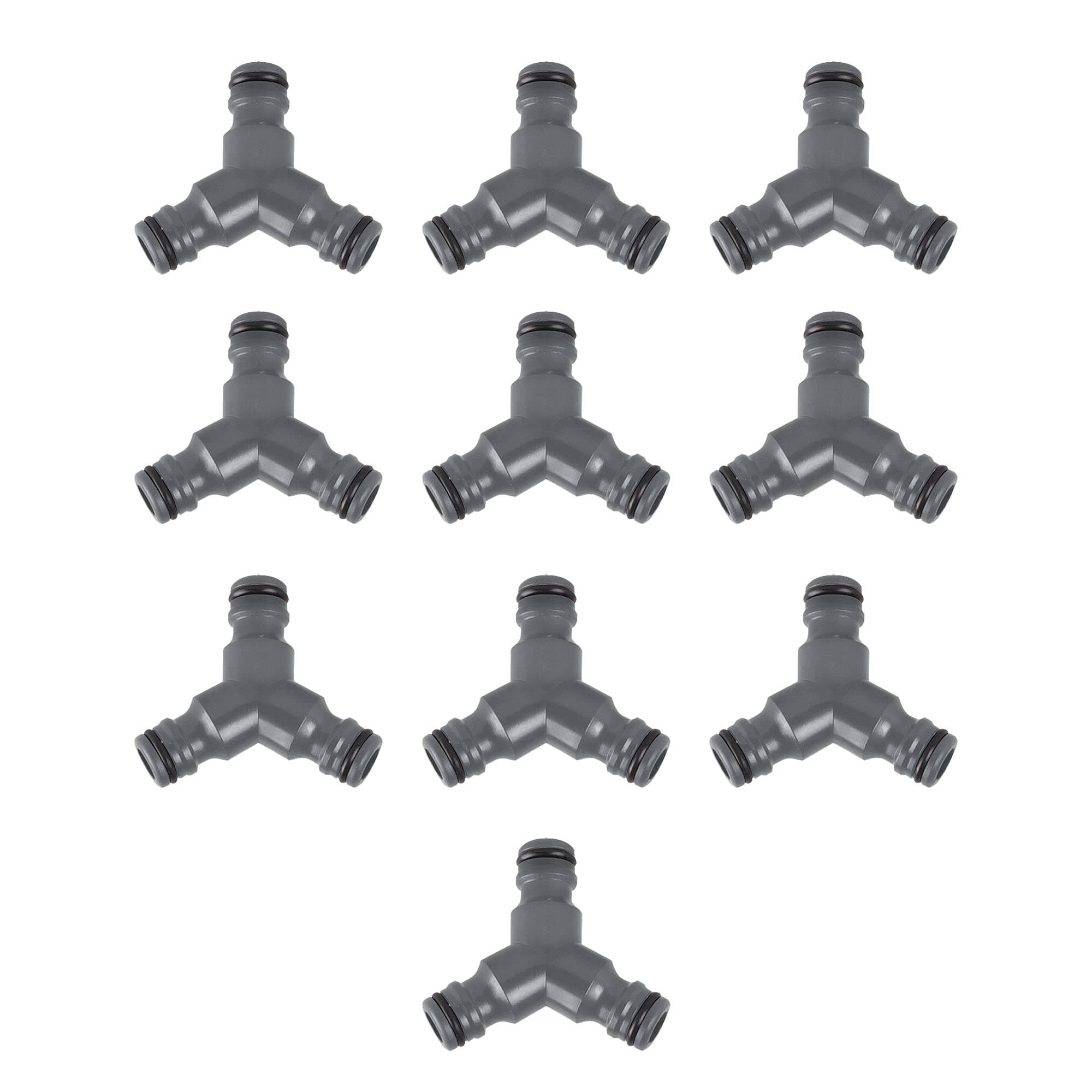 Jardibric - Lots de 10 Raccord D'arrosage Jardibric Connecteur Triple Rapide