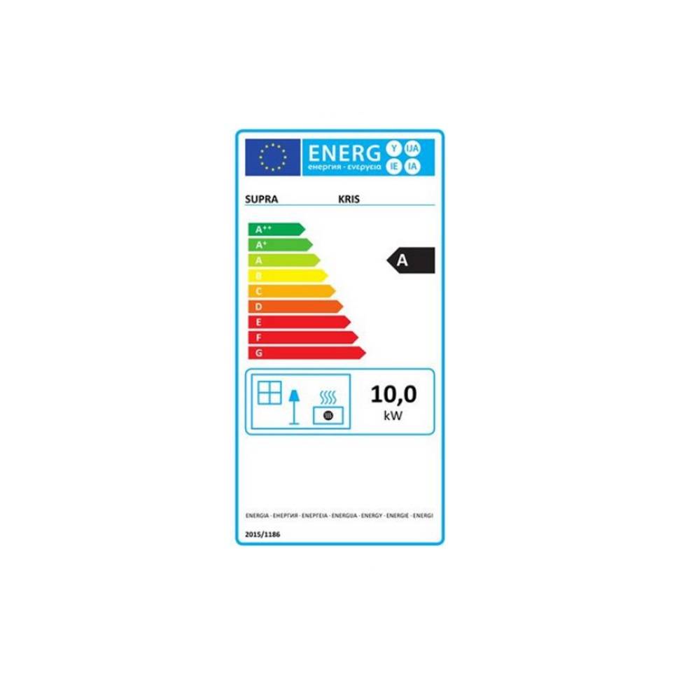 Supra - Poêle à bois fonte 10kw noir FR9016130B Supra - Imagen 2