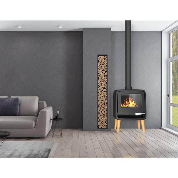 Supra - Poêle à bois fonte 10kw noir FR9016130B Supra - Imagen 3