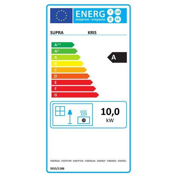 Supra - Poêle à bois fonte 10kw noir FR9016130B Supra - Imagen 4