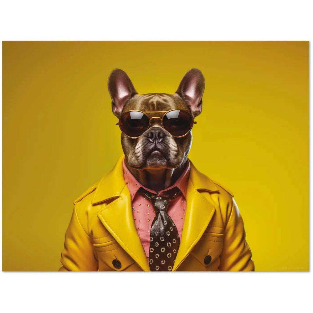 Set de table en vinyle 40 x 30 cm Funny dog Lot de 2 sets de table assortis - Imagen 4