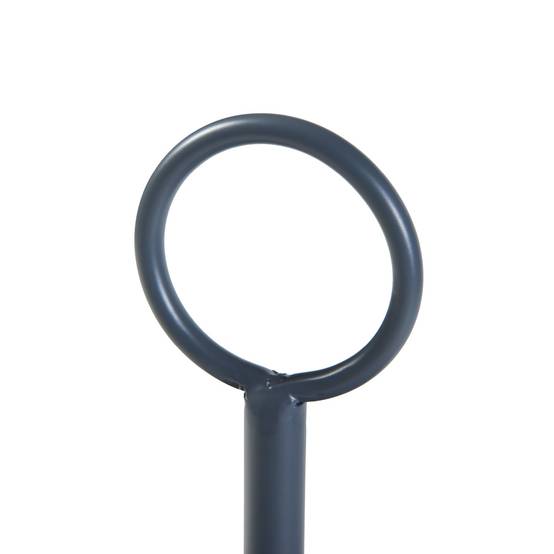 Helloshop26 - Porte-plantes style intemportel support 110 x 28 cm 3 cache-pots noir - Image 3