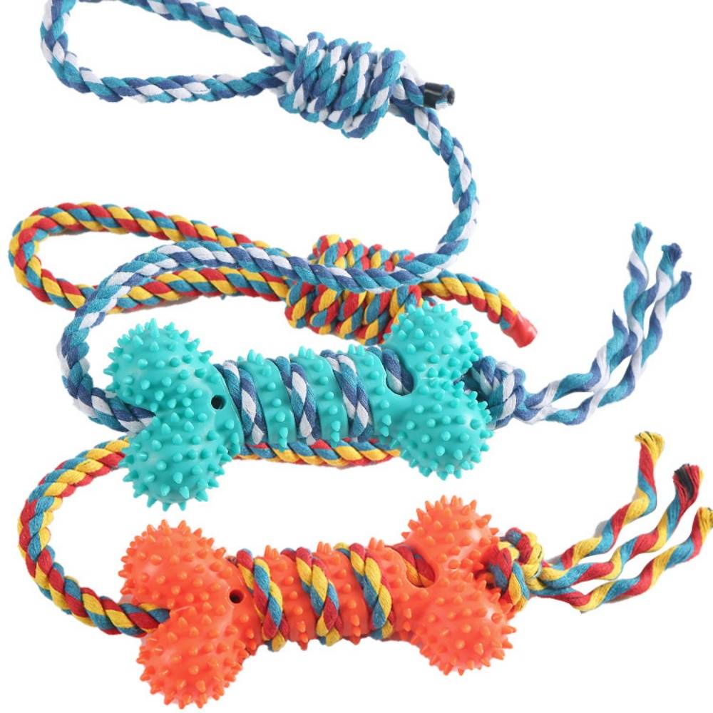 IntiMeg - Jouet à mâcher pour chien en corde de caoutchouc IntiMeg - Image 3