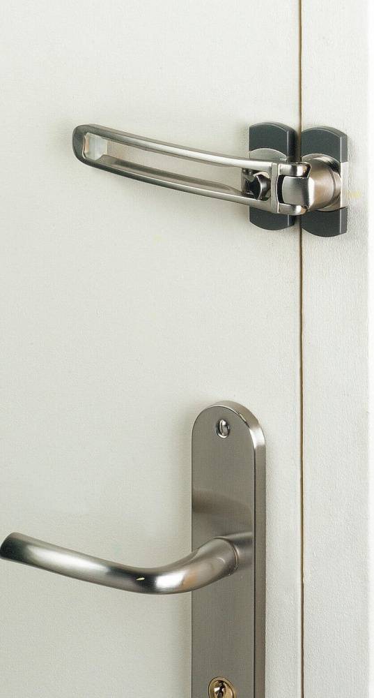 Entrebailleur de porte zamak, SOCONA Most, gris - Image 3