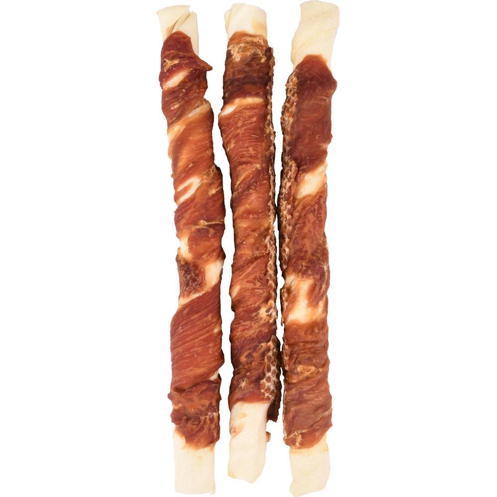 animallparadise - Friandise 3 bâtons a mâcher ø 3 cm x 25 cm au canard 240 g pour chien. - Imagen 2