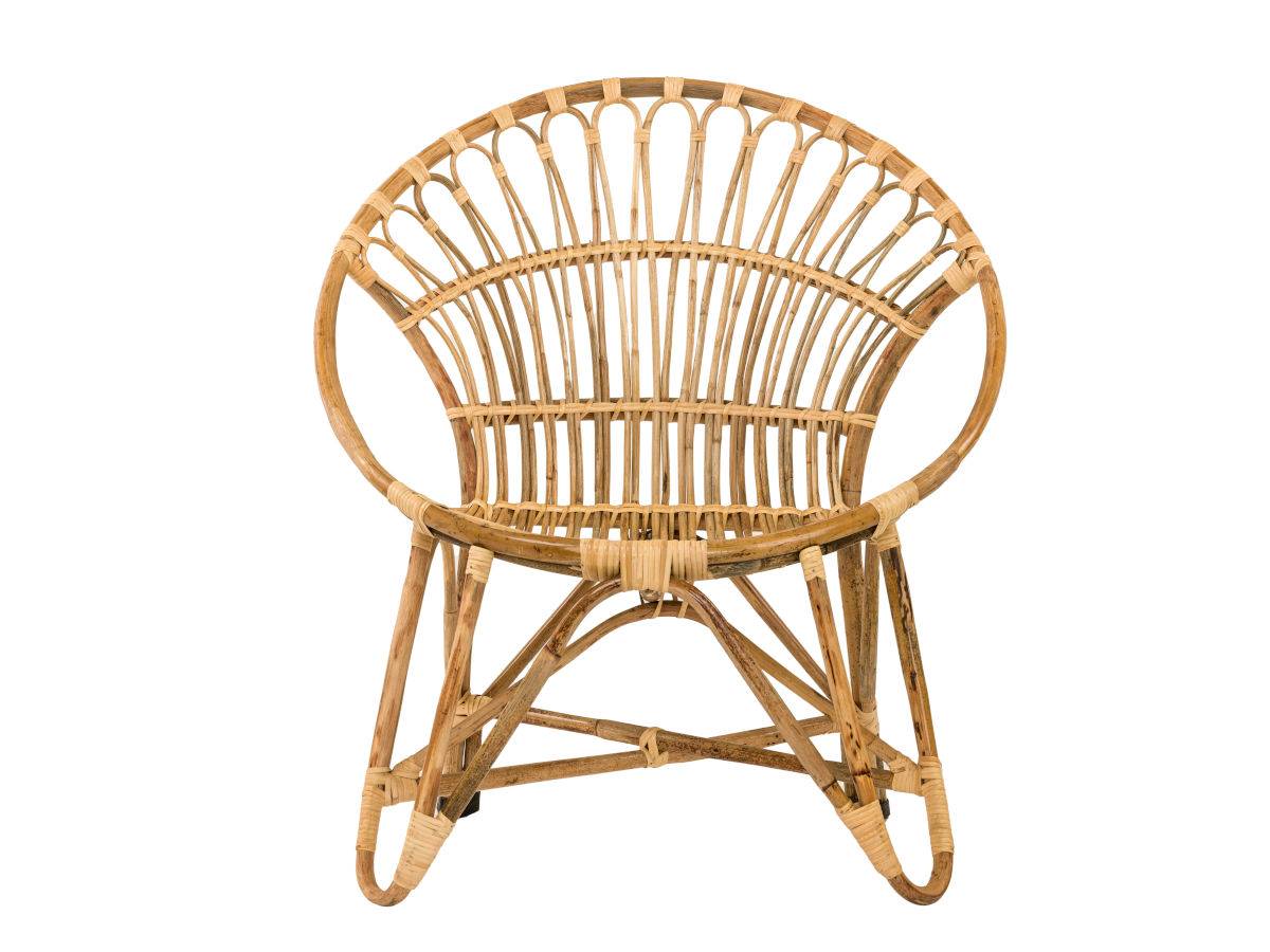 Fauteuil de jardin rond en rotin tressée - Jardiline - Imagen 3