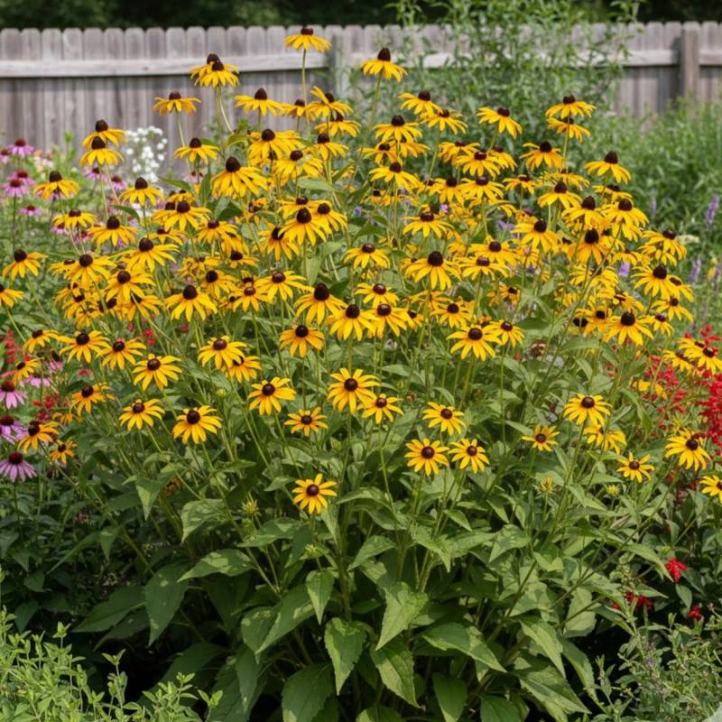 Rudbeckia à trois feuilles à fleurs Jaune/Noir - feuillage Caduc - Godet - 5/20 cm - Imagen 1
