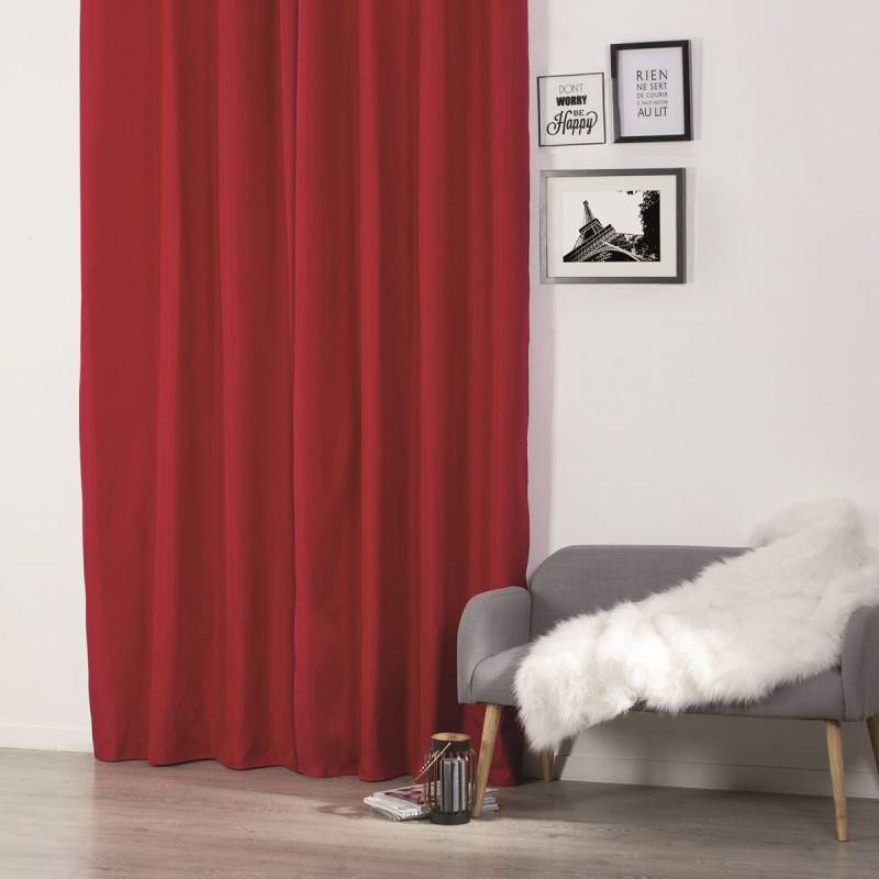 Atmosphera - Rideau 140x260cm isolant rouge Atmosphera - Imagen 1