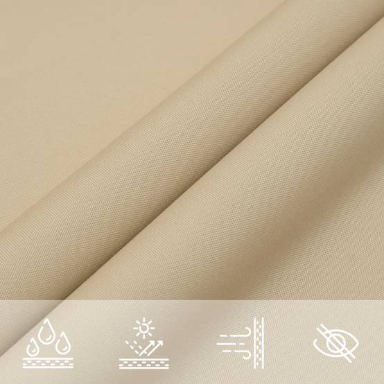 PANGIVO - Voile d'ombrage tissu oxford beige 250 x 250 cm - PANGIVO - Image 7