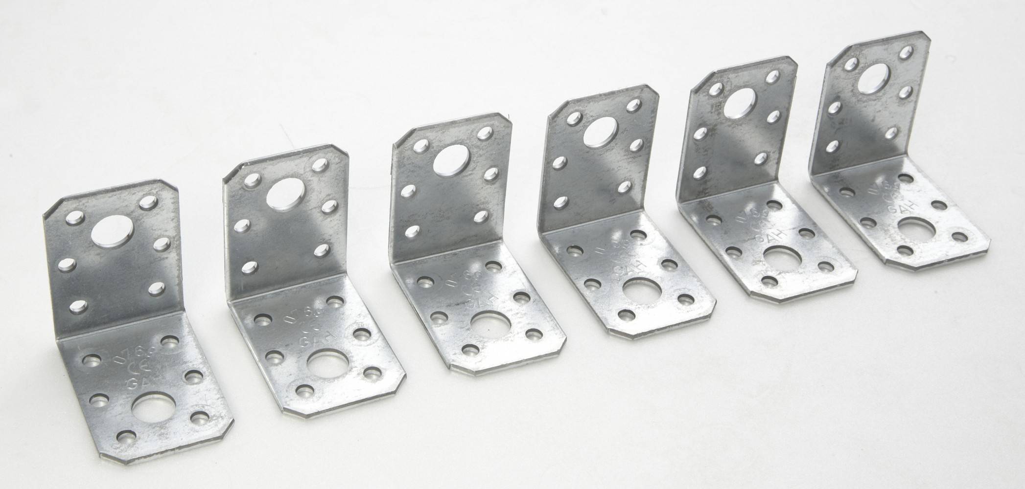 Gah Alberts - Lot de 6 équerres galvanisé, 90x90x40 mm