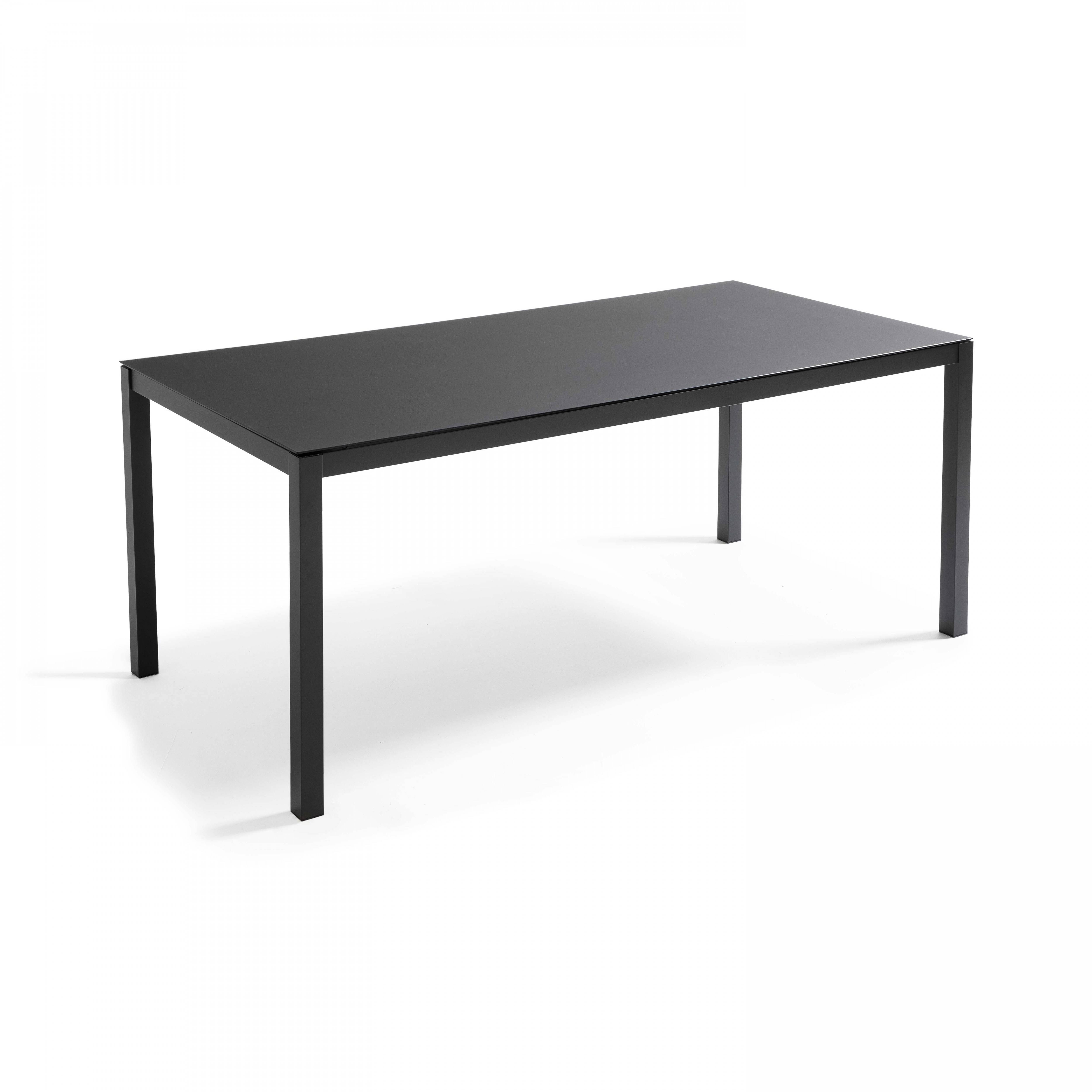 Oviala - Ensemble table de jardin et 8 chaises en aluminium gris anthracite - Oviala - Imagen 3