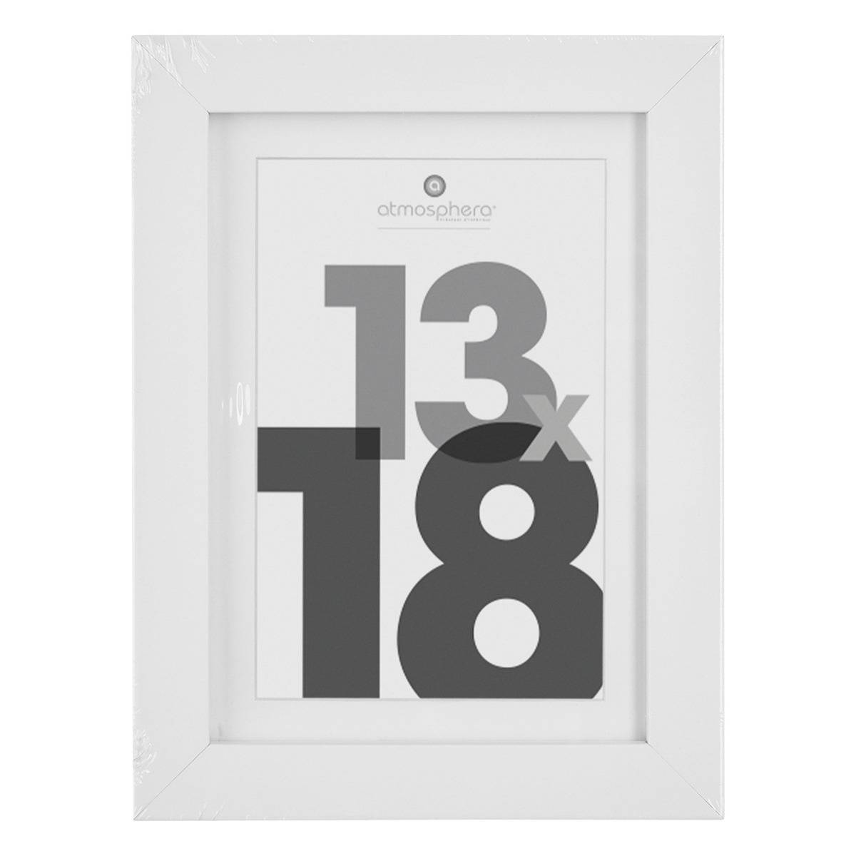 Atmosphera - Cadre photo bois "Eva" blanc 13x18cm - Atmosphera Créateur d'intérieur - Image 2